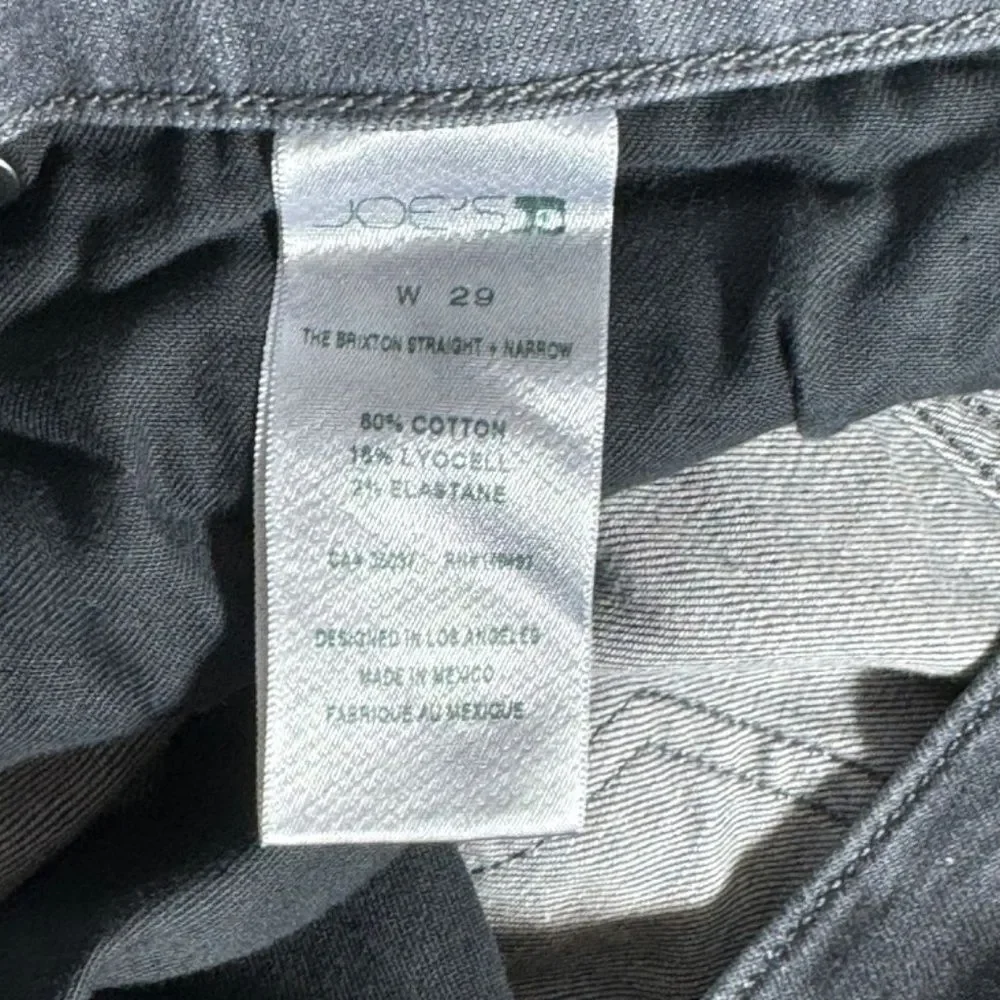 Joe's Jeans The Dean Dewitt‎ Wash Straight Leg Jeans Sz 29